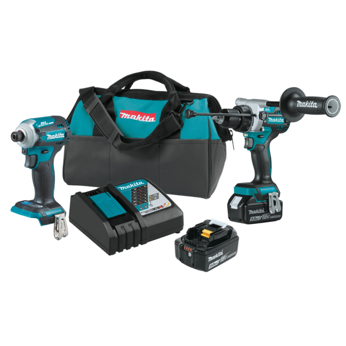 Makita 18V LXT® Lithium-Ion Brushless Cordless 2-Pc. Combo Kit (5.0Ah)