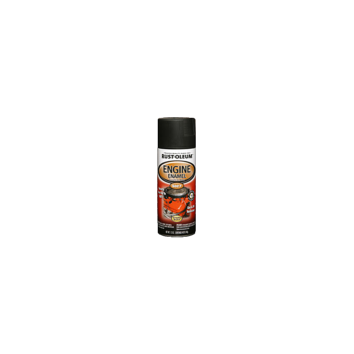 Rust-Oleum Automotive - Engine Enamel - 12 oz. Spray - Semi-Gloss Black