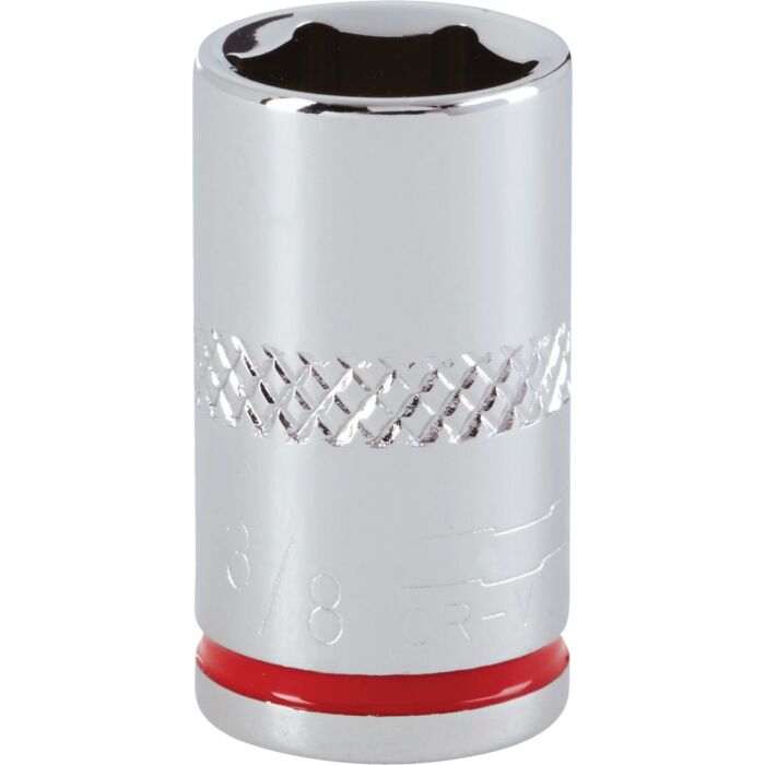 Channellock 1/4 In. Drive 3/8 In. 6-Point Shallow Standard Socket