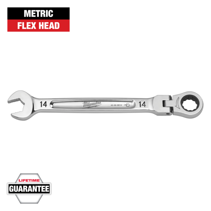 Milwaukee 14mm Flex Head Ratcheting Combination Wrench