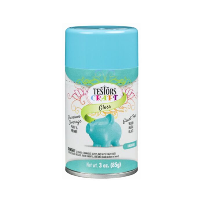 Rustoleum Enamel Spray Paint (Tropical Turquoise - Gloss) 3 oz