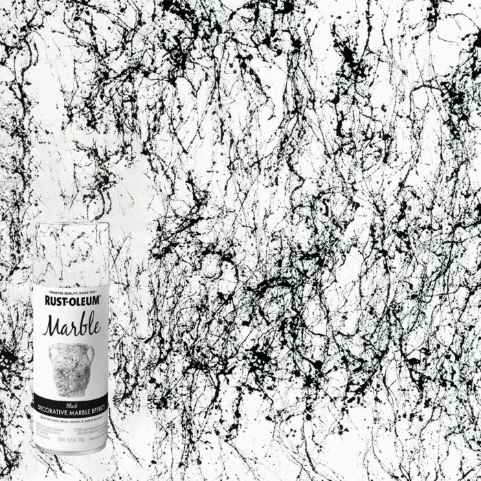 Rustoleum Marble Spray Paint (Black) 10.25 oz