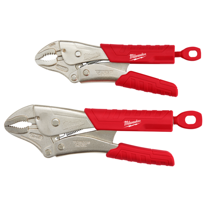 Milwaukee 2PC TORQUE LOCK™ Curved Jaw Locking Pliers Set