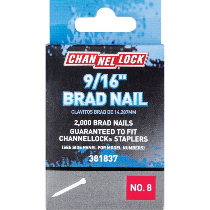 Channellock 18-Gauge Steel Brad Nail, 9/16 In. (2000-Pack)
