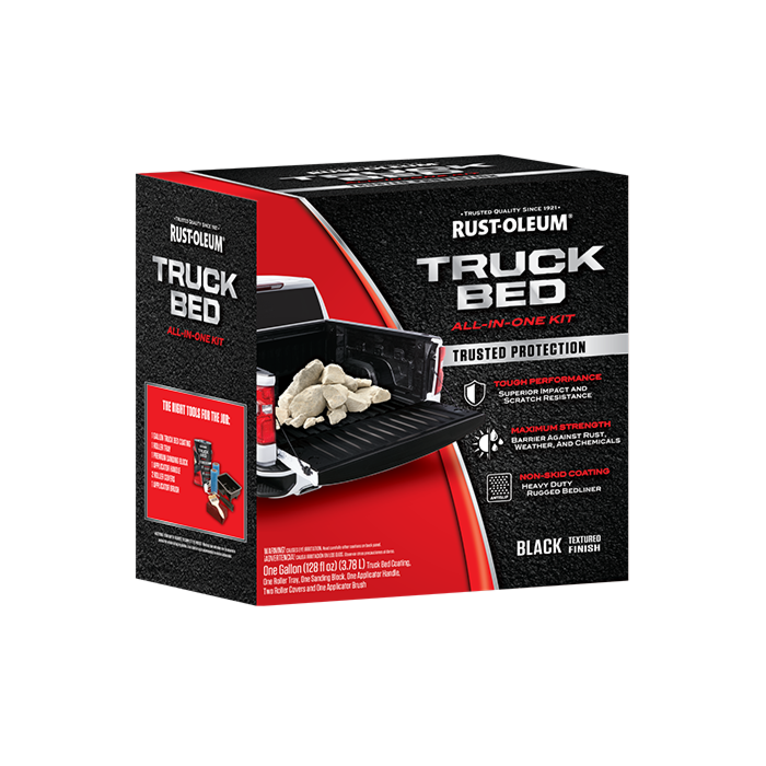 Rustoleum Automotive Roll-On Truck Bed Coating Kit (Black) 1 gal