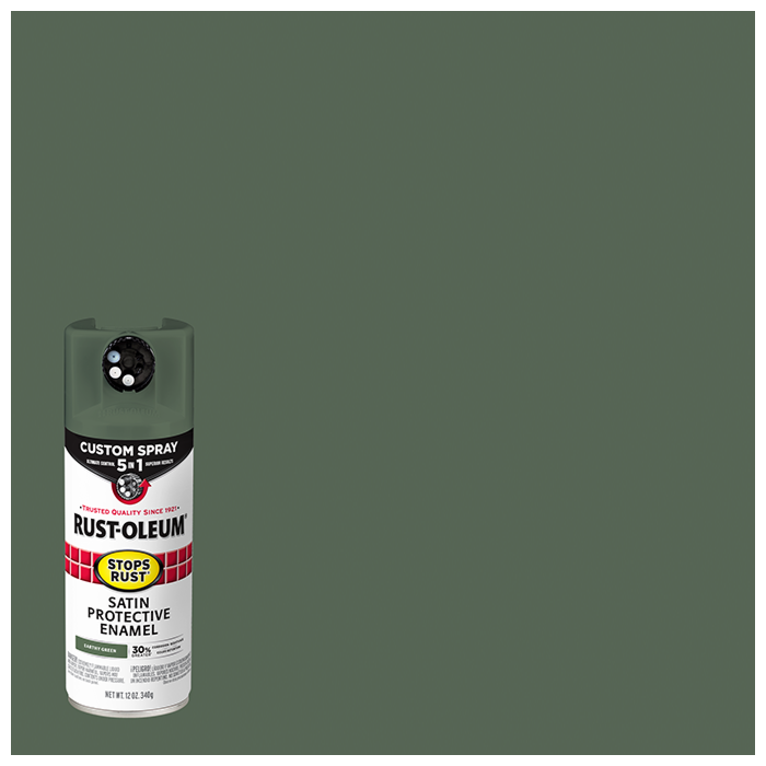 Rustoleum 5in1 Satin Earthy Green 12oz