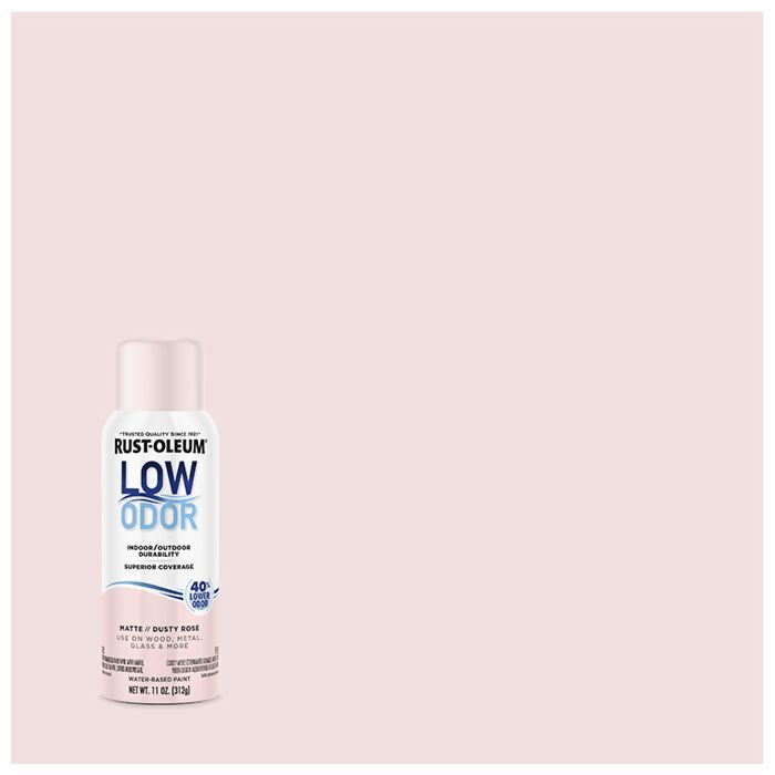 Rustoleum Low Odor Premium Spray Paint (Matte - Dusty Rose) 11 oz