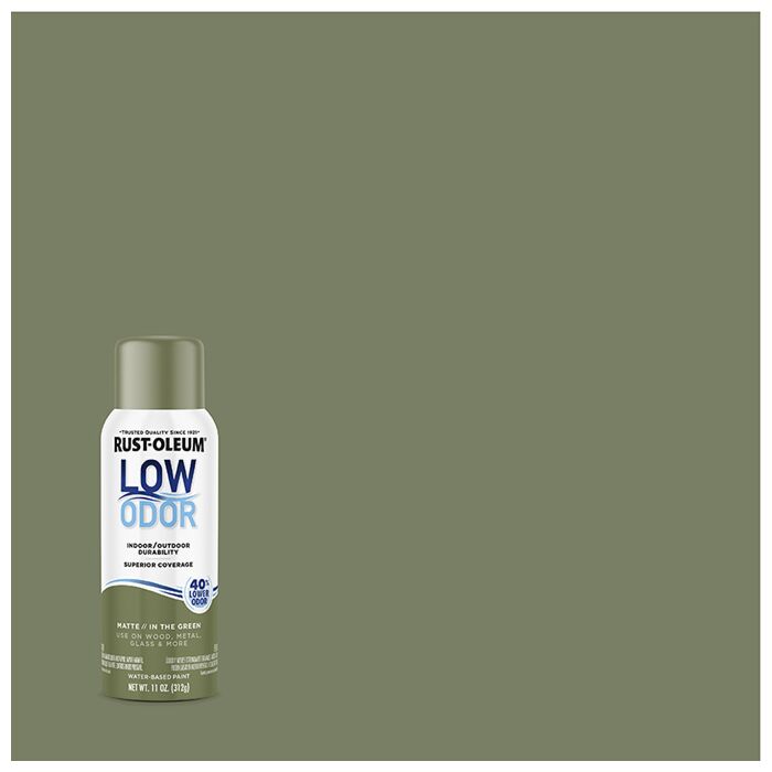 Rustoleum Low Odor Premium Spray Paint (Matte - In the Green) 11 oz