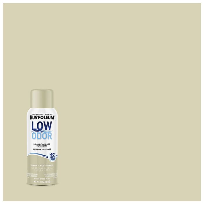 Rustoleum Low Odor Premium Spray Paint (Matte - Moss Green) 11 oz