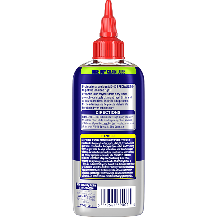 Amazon.com : WD-40 Specialist Bike Wet Chain Lube, 4 OZ