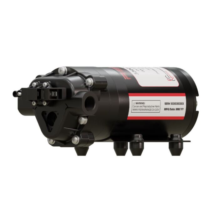 Remco 12V 2.2 GPM 120psi Electric Diaphragm Pump with FLO-IQ Technology, 3/8" Female NPT Ports