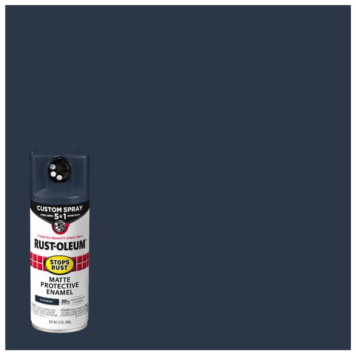 Rustoleum Stops Rust 5-in-1 Protective Enamel Spray Paint (Matte - Elderberry) 12 oz