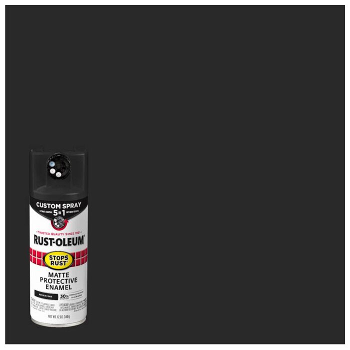Rustoleum Stops Rust 5-in-1 Protective Enamel Spray Paint (Matte - Peppercorn) 12 oz