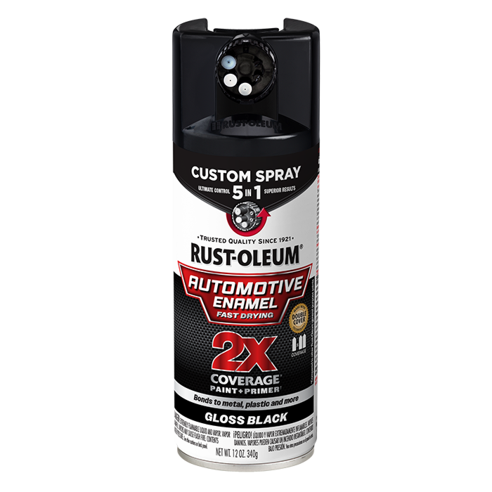 Rustoleum Auto Enamel Gloss Black 5in1