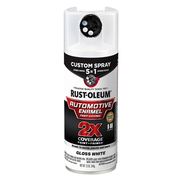 Rustoleum Auto Enamel Gloss White 5in1