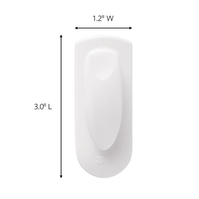 Command ™ Spring Clip 17005-ES, 1 Hook, 2 Strips