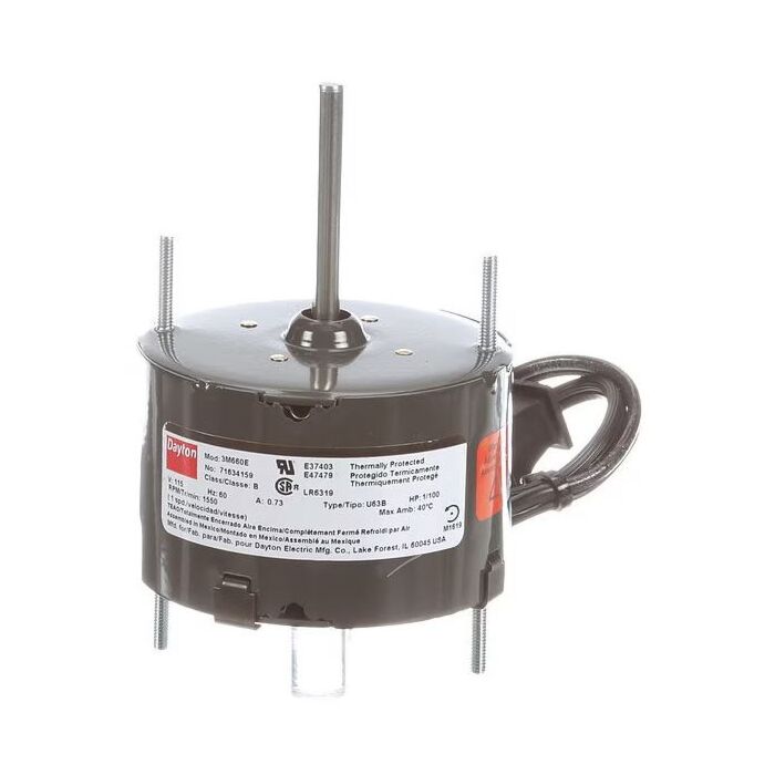 115 V 0.60 A 1/100 hp Motor