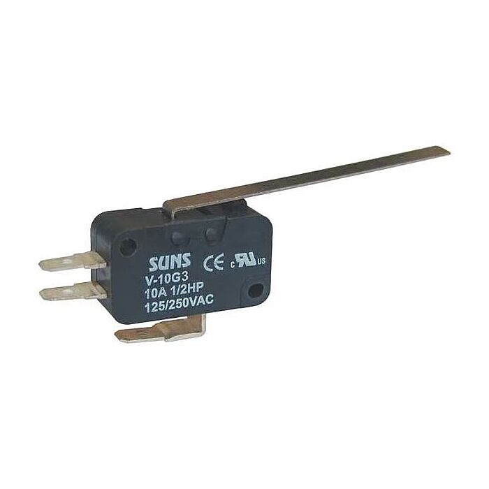 125/240 V SPDT 10 A at 240 V Miniature Snap Action Switch