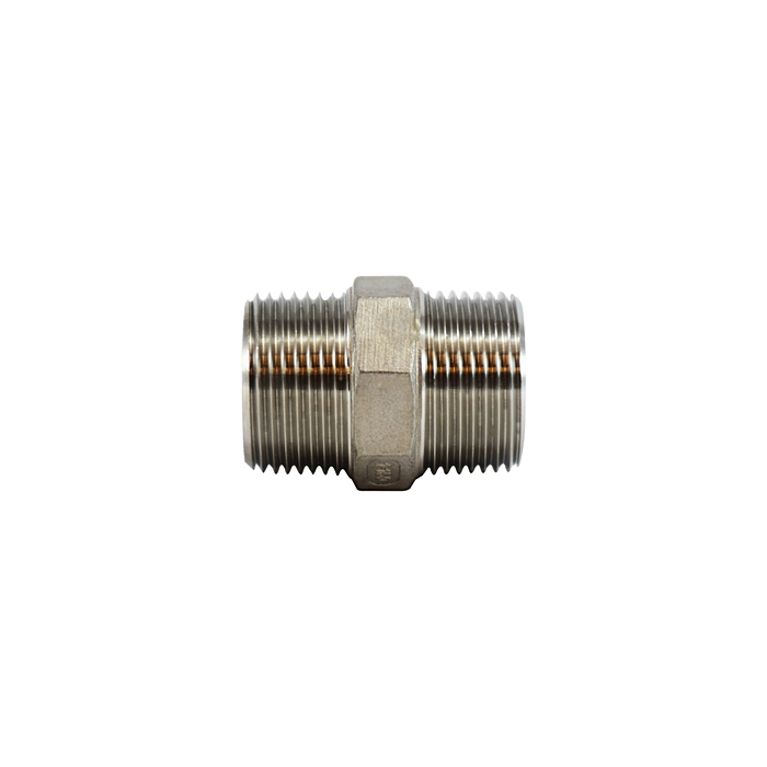 3/8 304 STAINLESS STEEL HEX NIPPLE