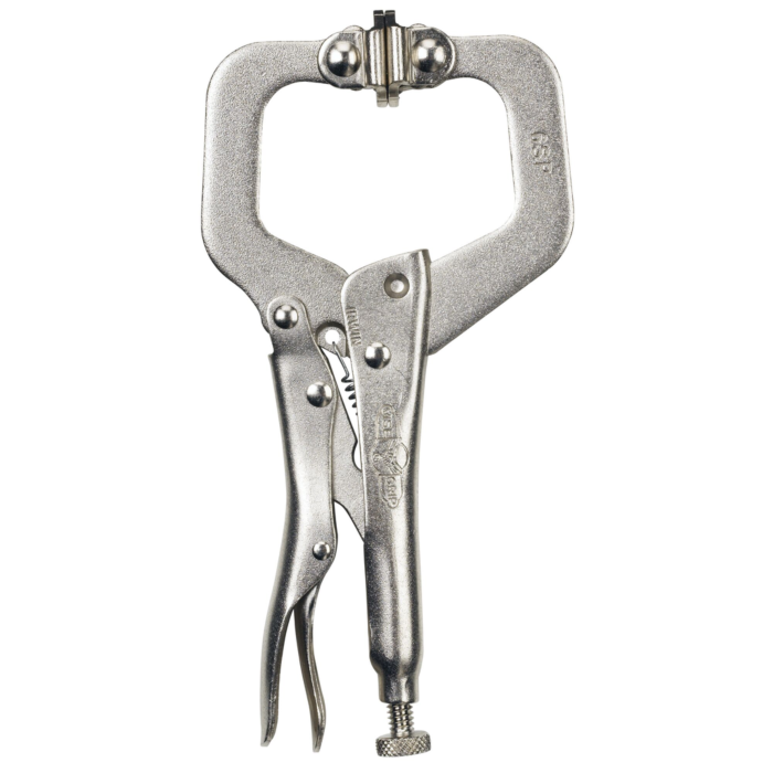 IRWIN Vise-Grip C Clamp, Locking With Swivel Pads, 2-Inch