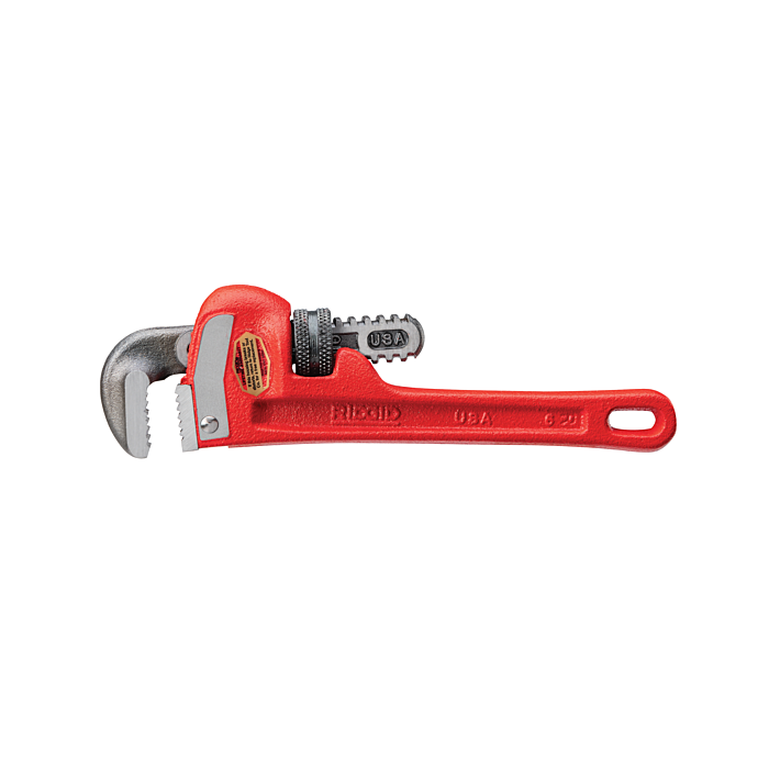 RIDGID 6" Heavy-Duty Straight Pipe Wrench, 31000
