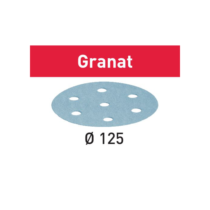 Abrasive sheet STF D125/8 P40 GR/10 Granat