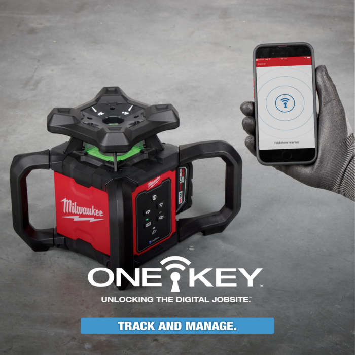 Milwaukee M18™ Green Interior Rotary Laser Level Kit w/ Remote