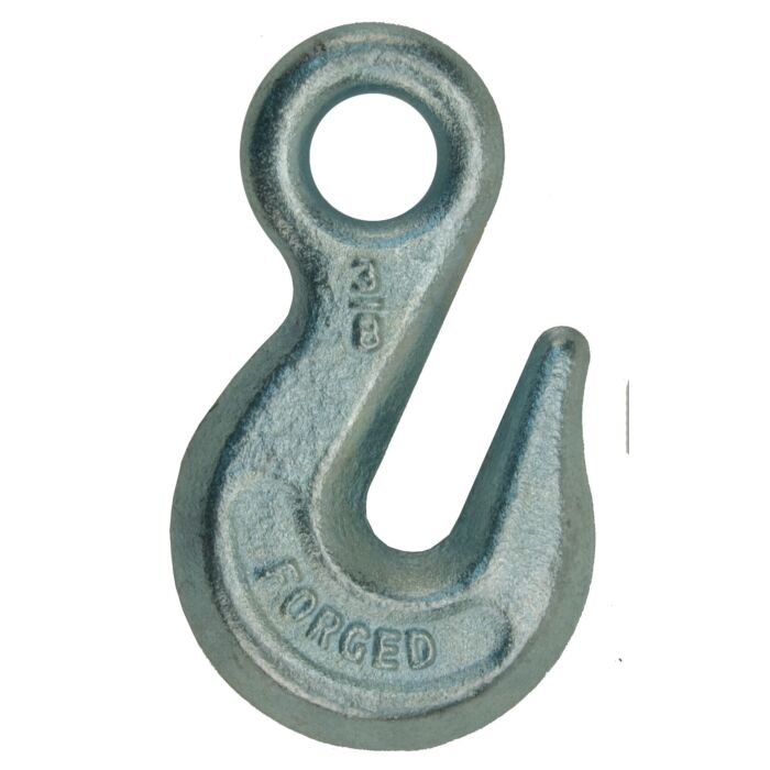 3/8 in 5400 lb Grade 43 Steel Eye Grab Hook