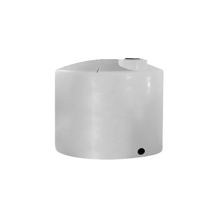 Norwesco 2500 gal Polyethylene White Vertical Storage Tank