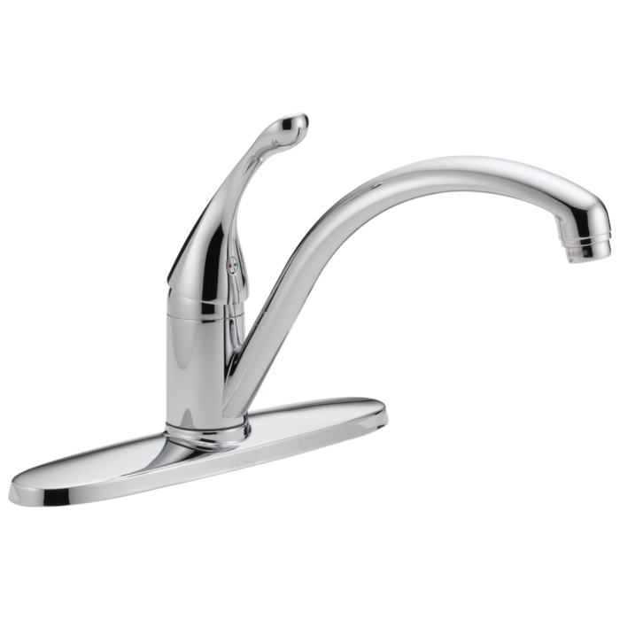 Delta Faucet Delta Collins™: Single Handle Kitchen Faucet - Single Handle Lever - Chrome