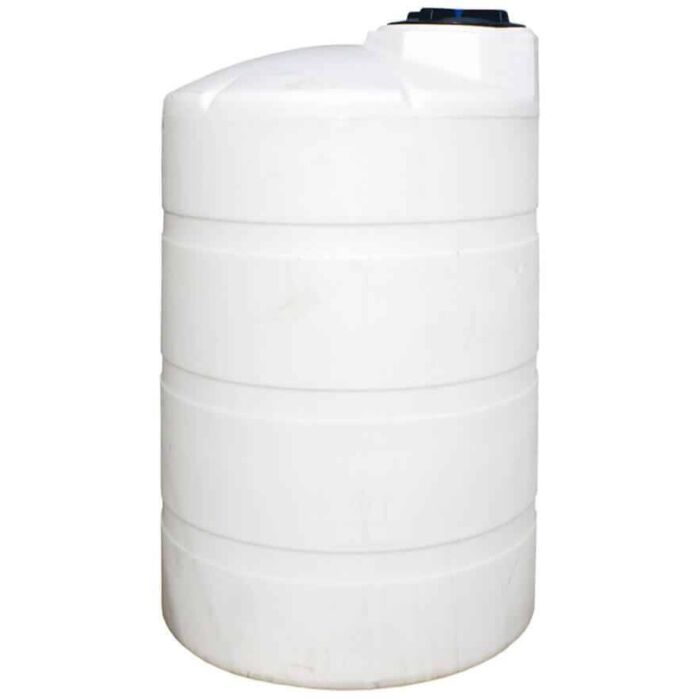 Norwesco 500 gal Polyethylene White Vertical Storage Tank