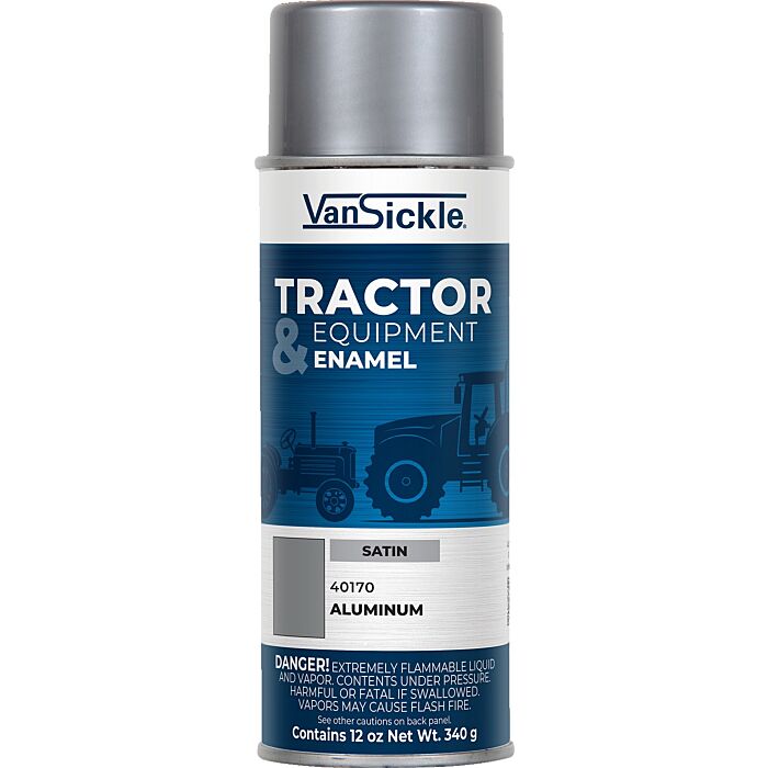 Van Sickle Tractor & Equipment Enamel Spray (Satin - Aluminum) 12 oz