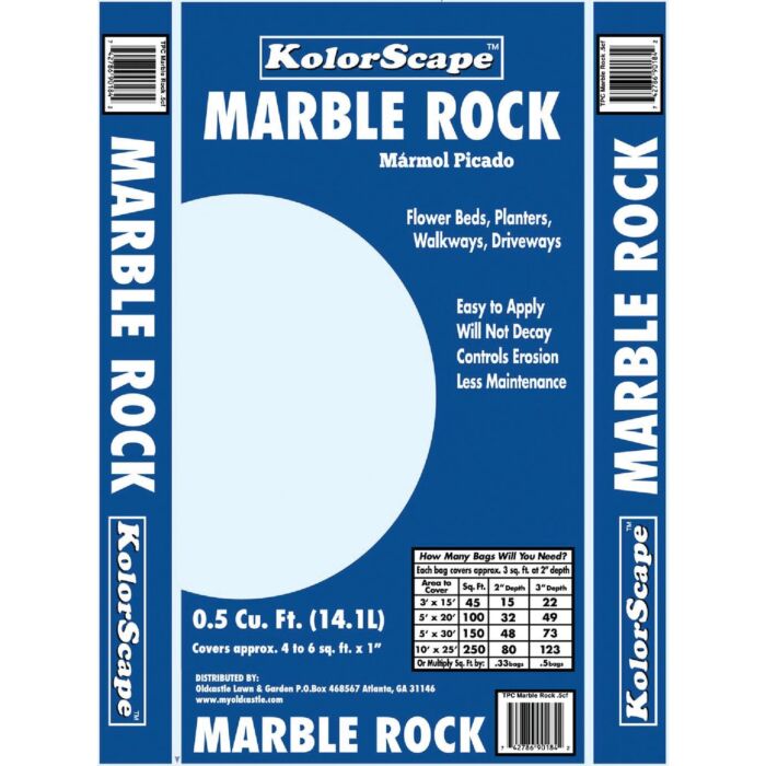 KolorScape 0.5 Cu. Ft. Decorative Landscape Marble Rock