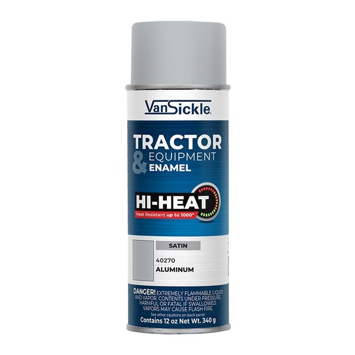 Van Sickle Tractor & Equipment Enamel Hi-Heat Spray (Satin - Aluminum) 12 oz