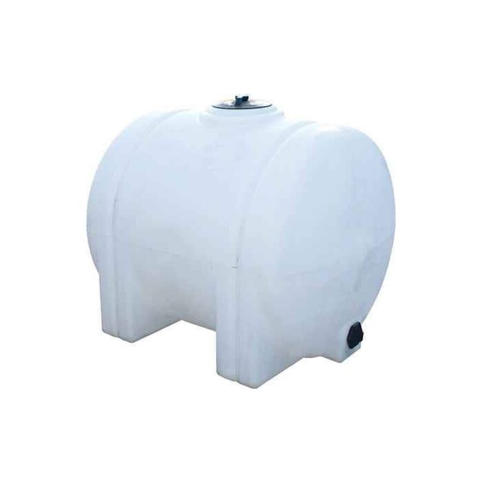 Norwesco 125 Gallon Polyethylene White Horizontal Leg Tank