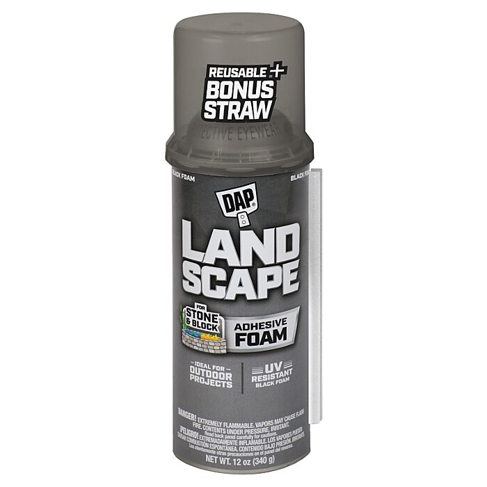 DAP Landscape Exterior Foam Filler-Adhesive (Black) 12 oz