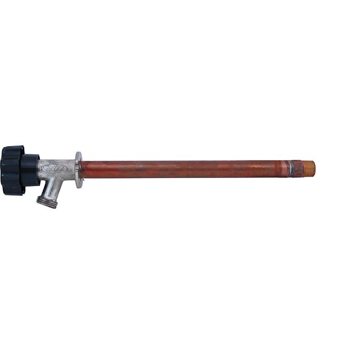 PRIER Products 10 in. Wall Hydrant With 1/2 in. Inlet