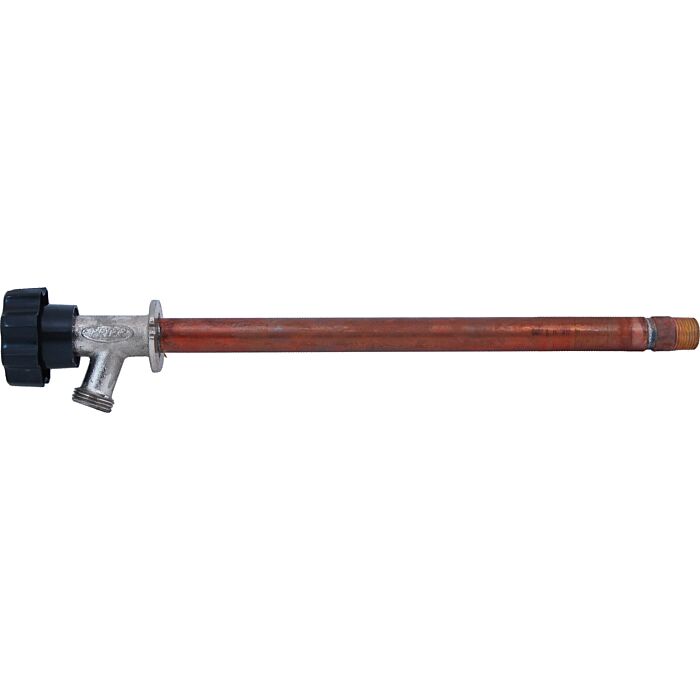 PRIER Products 12 in. Wall Hydrant w/ 1/2 in. Inlet