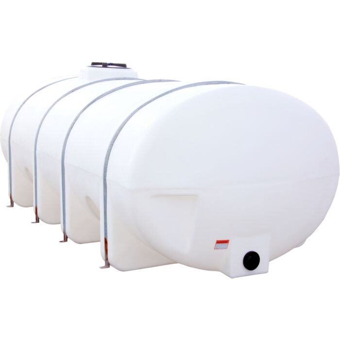 Norwesco 2035 Gallon Polyethylene White Elliptical Leg Tank