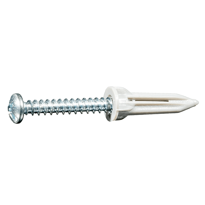 MIDWEST FASTENER #6 to #8 x 0.8" Plastic Mini Ultimate Wall Anchors