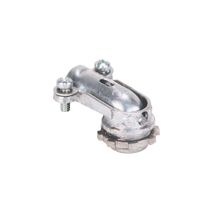 3/8 CONN,90DEG,AC/FLEX,DC,CLMP,EA
