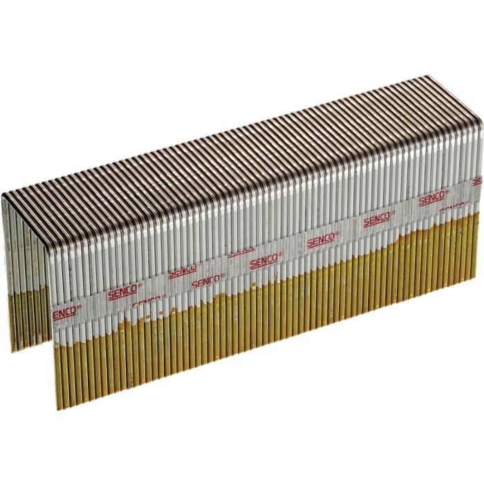 Senco P11BAB Wire Staple, 1 in W Crown, 3/4 in L Leg, 16, Galvanized Steel