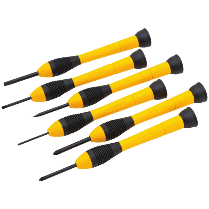 STANLEY Screwdriver Set Precision Bi-Material