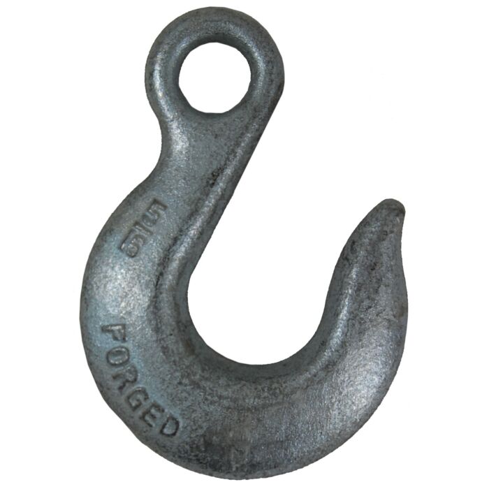 5/16 in 2875 lb Grade 43 Steel Eye Slip Hook