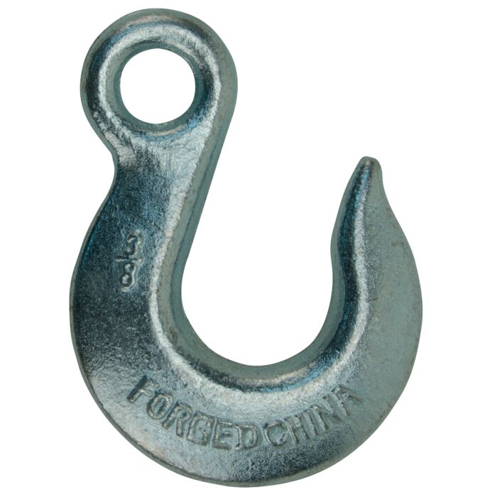 3/8 in 4000 lb Grade 43 Steel Eye Slip Hook