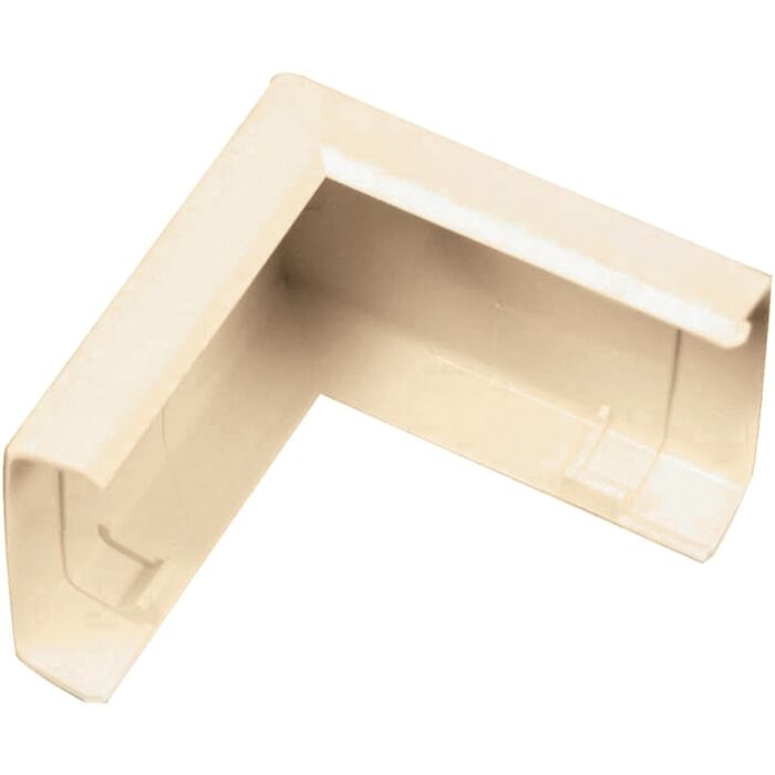 Wiremold NM8 Raceway Outside Elbow, Non-Metallic, Plastic, Ivory