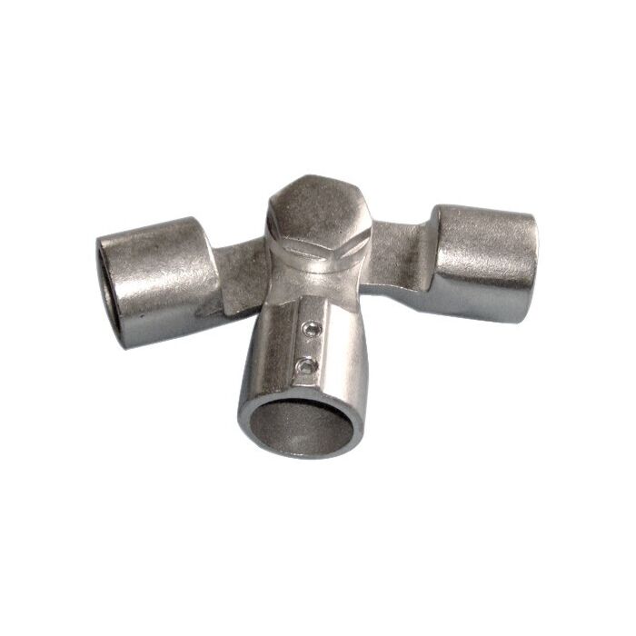 J C DENIER CO Aluminum Stair Landing Tee - 1-1/4 in.