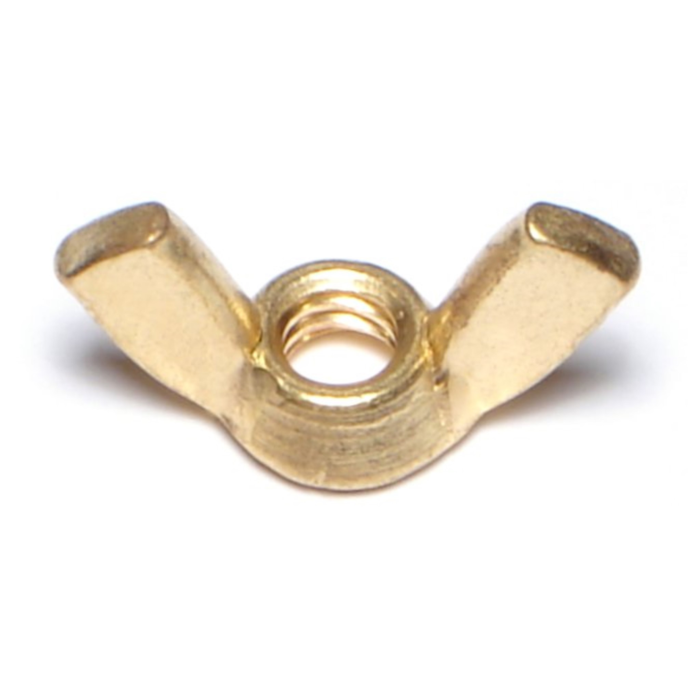 Wing Nut Brass, 1/4-20