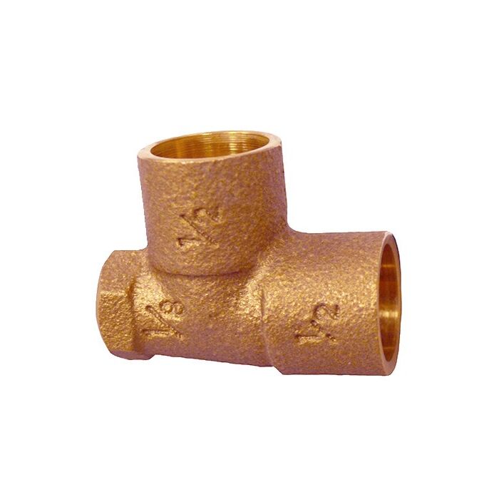 Boshart Industries Tee 3/4 x 1/8 x 3/4 in Compression x FIP x Compression Pipe Reducing Tee