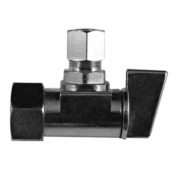 Danco 3/8 in. Comp. Outlet x 1/2 in. FIP Inlet Angle Stop